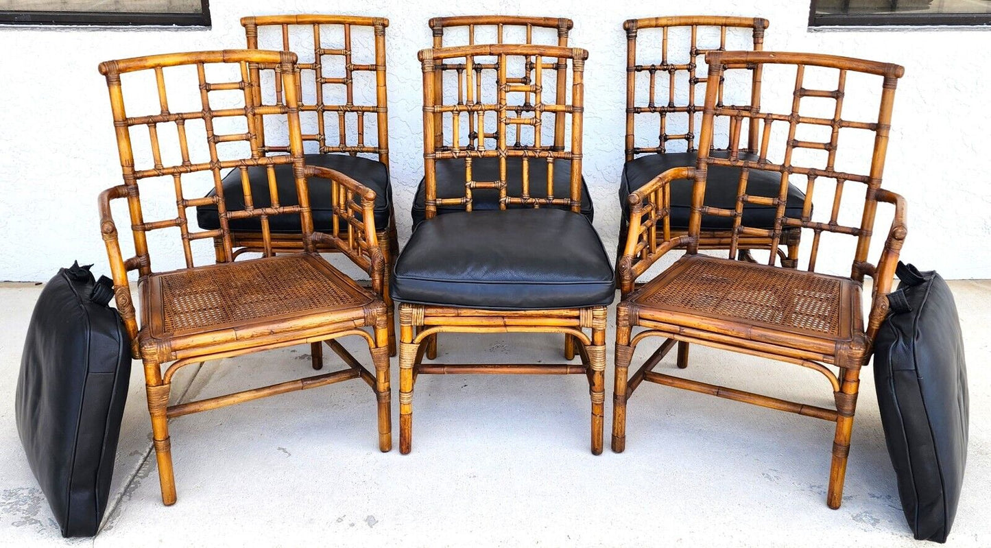 Baker Bamboo Dining Chairs
