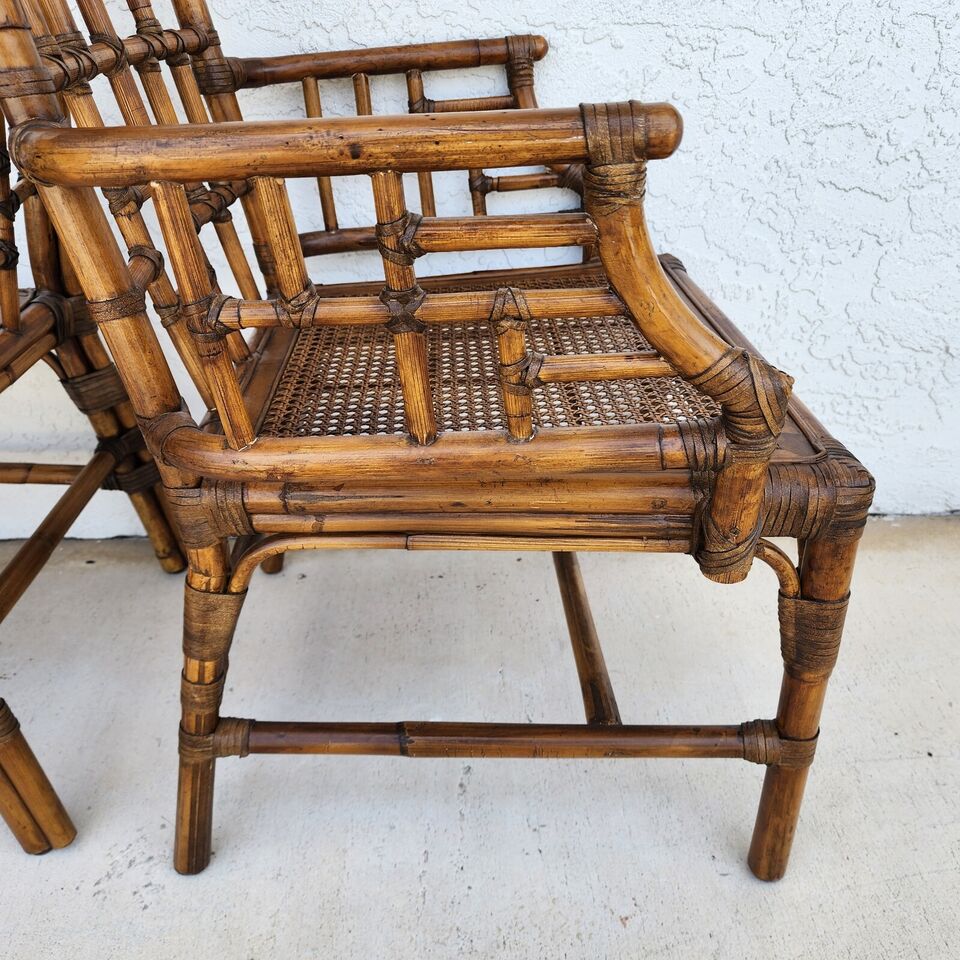 Baker Bamboo Dining Chairs