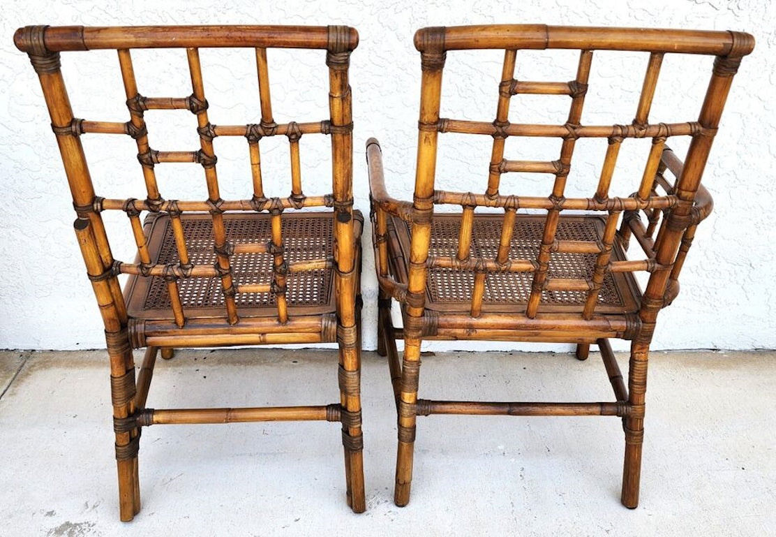 Baker Bamboo Dining Chairs