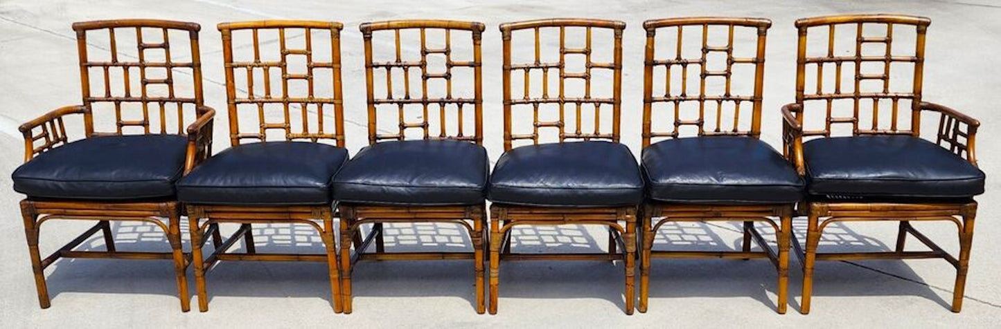 Baker Bamboo Dining Chairs