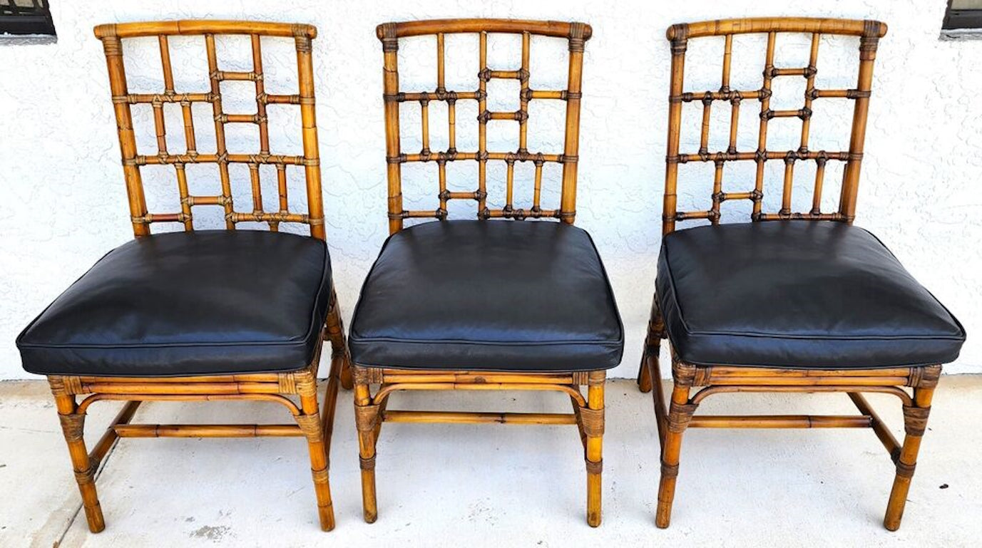 Baker Bamboo Dining Chairs