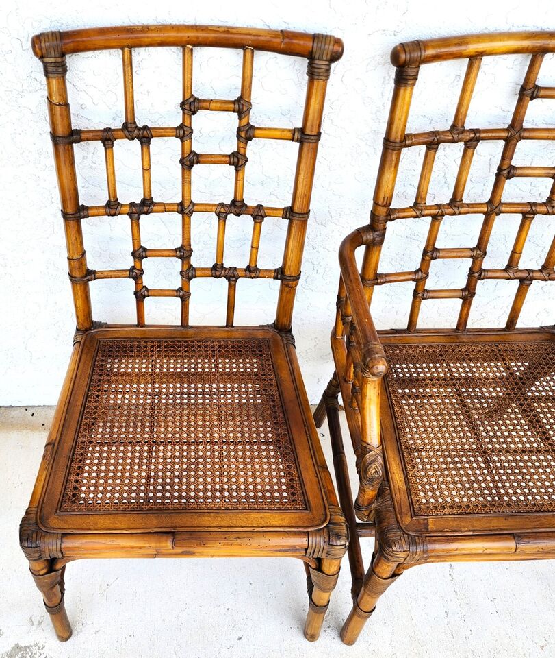 Baker Bamboo Dining Chairs