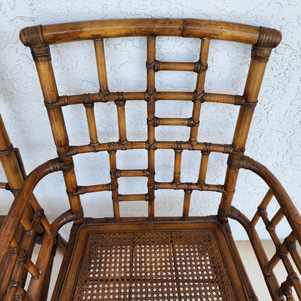 Baker Bamboo Dining Chairs