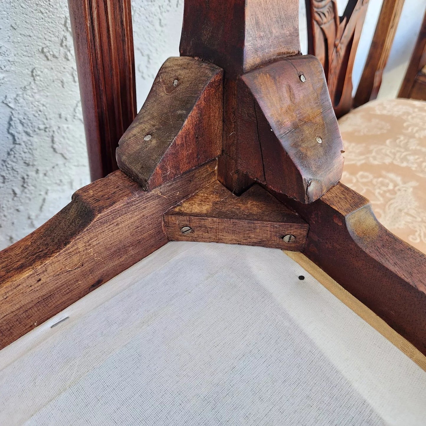 Antique Chippendale Dining Chairs Set of 8