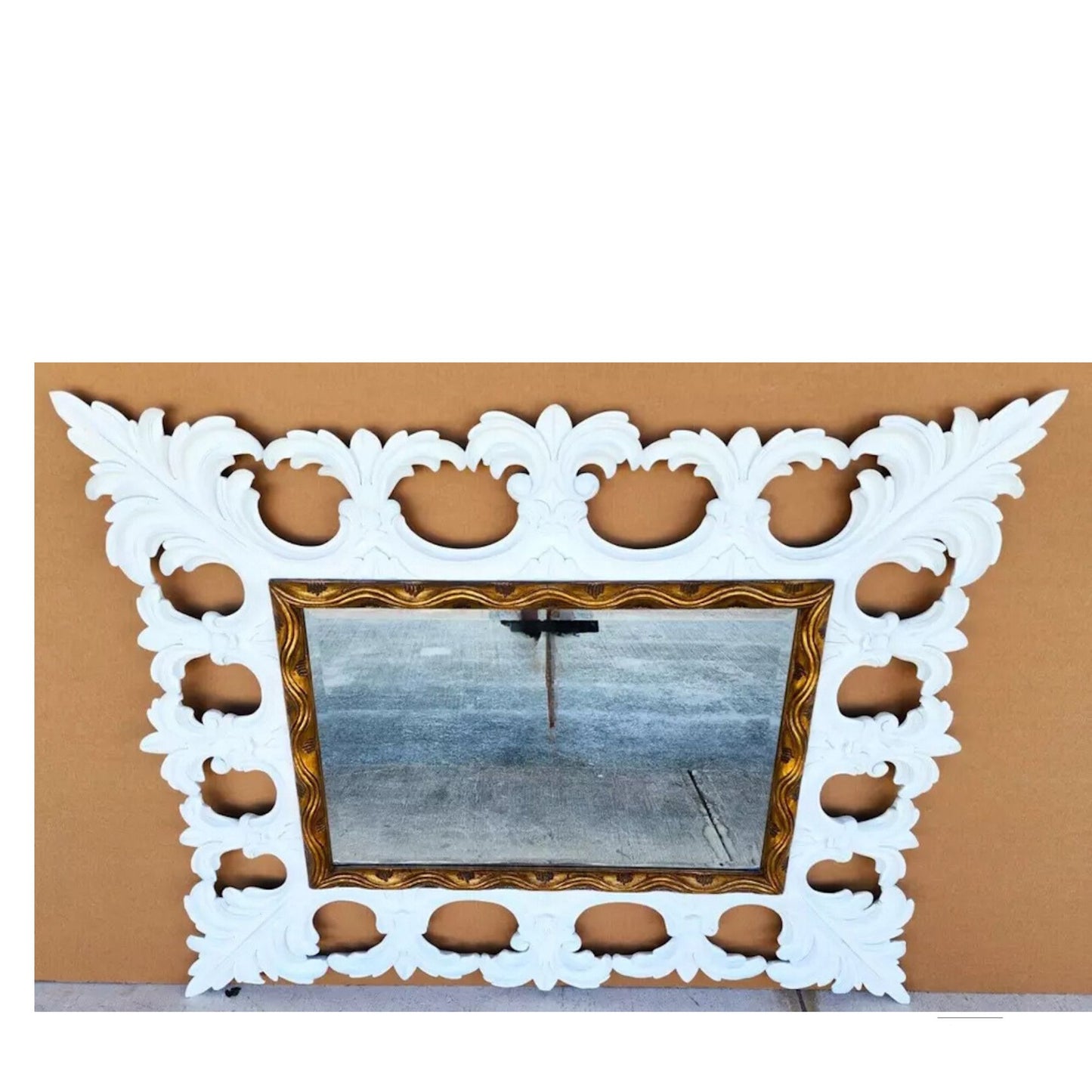 Vintage Gilt Wood Mirror by Harrison & Gil