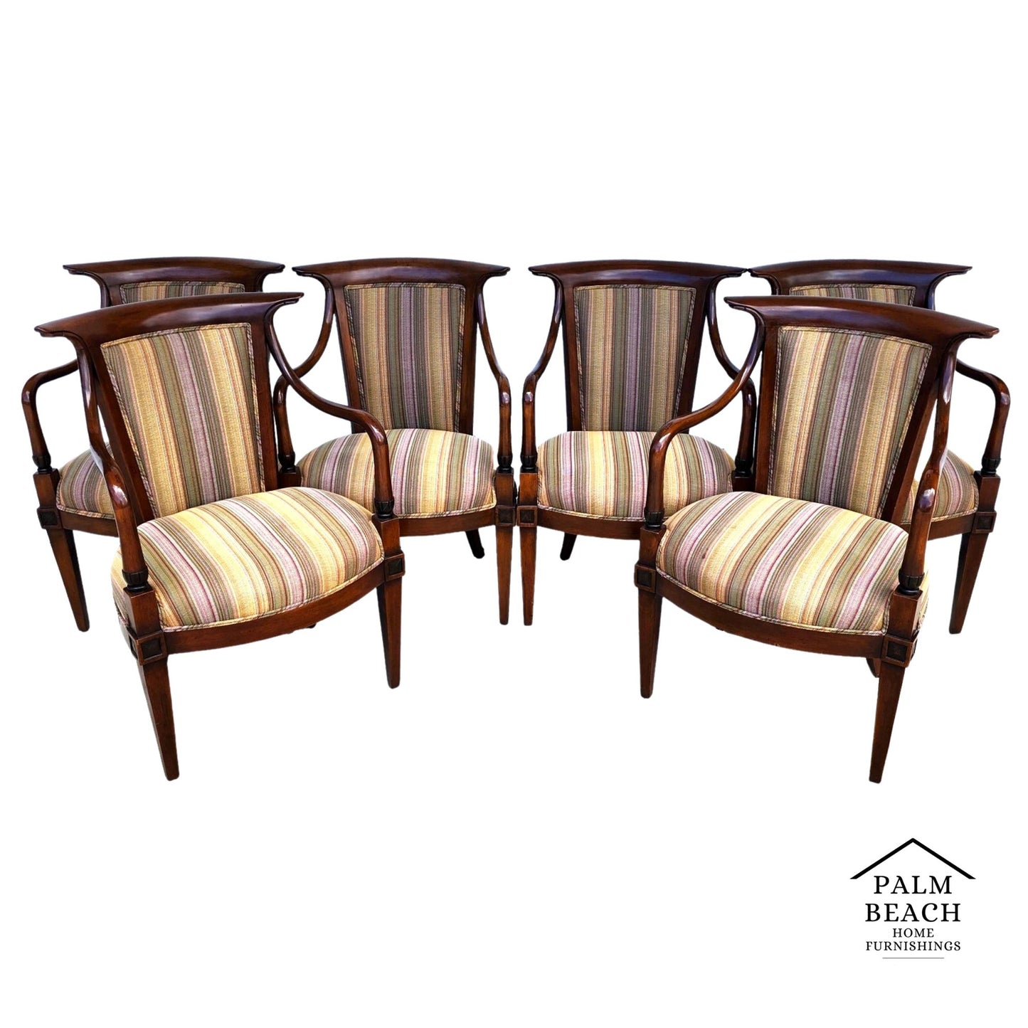 William Switzer Dining Chairs French Empire Set of 6