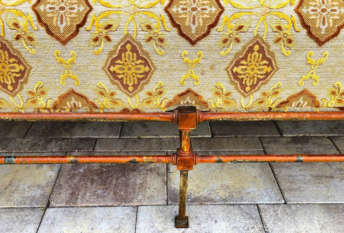 Antique Iron Daybed Bench