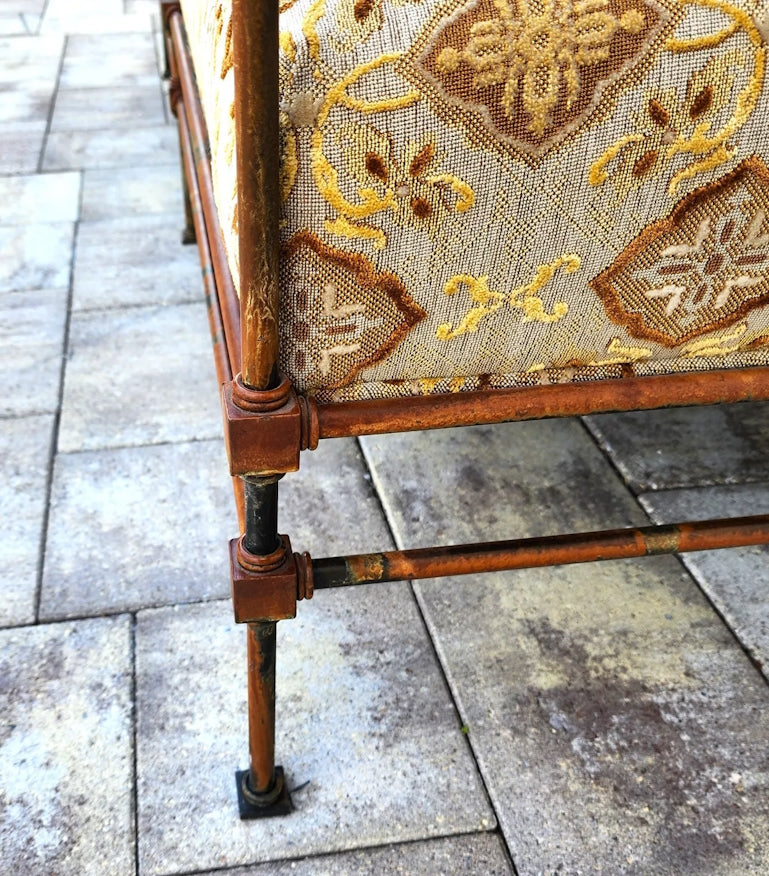 Antique Iron Daybed Bench