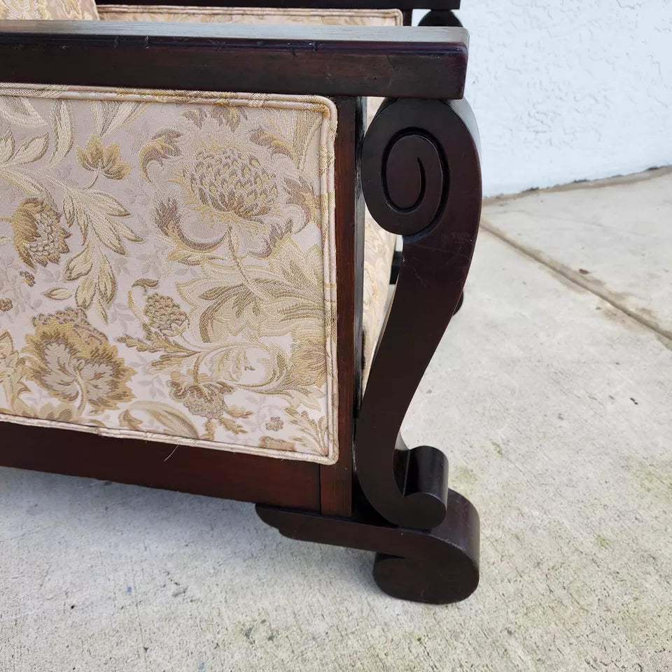 Antique American Empire Armchair