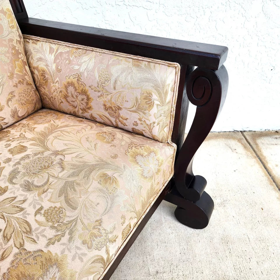 Antique American Empire Armchair