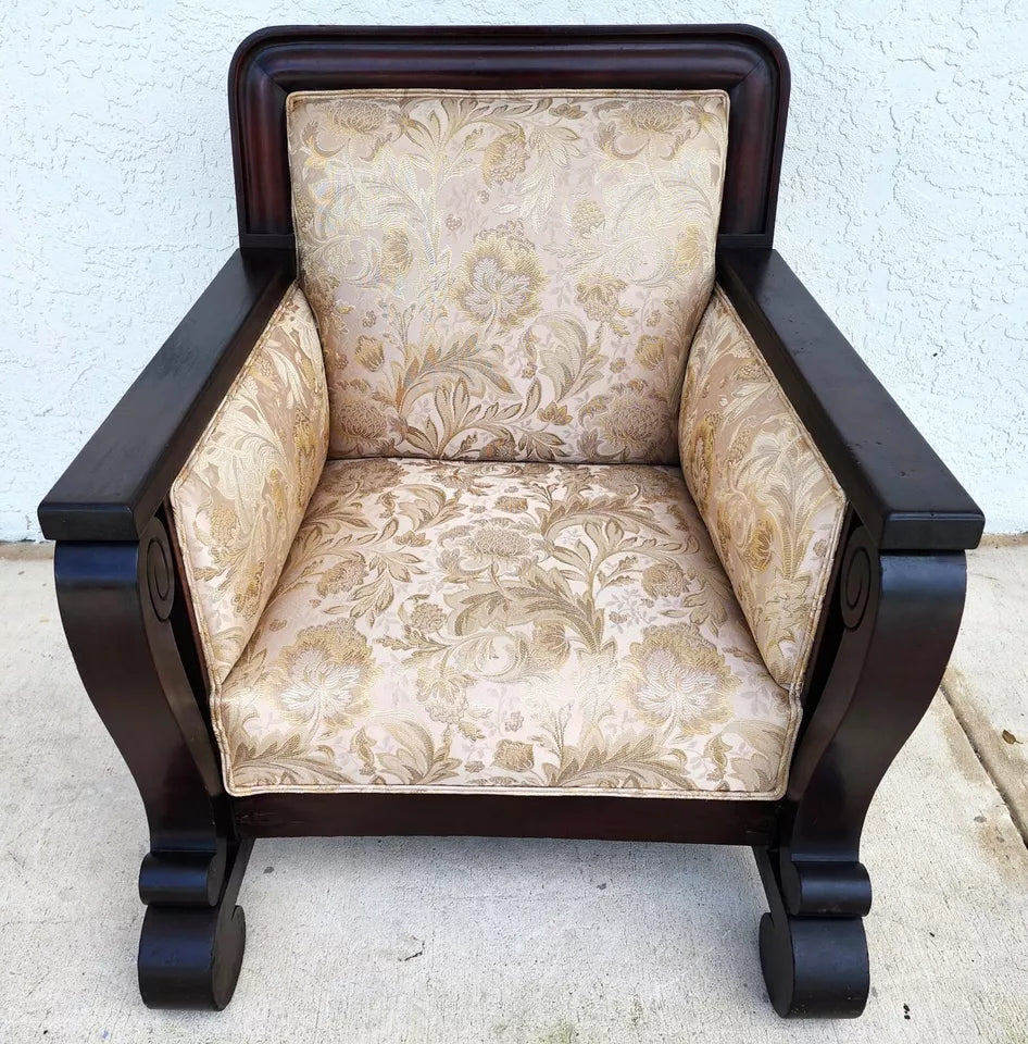 Antique American Empire Armchair