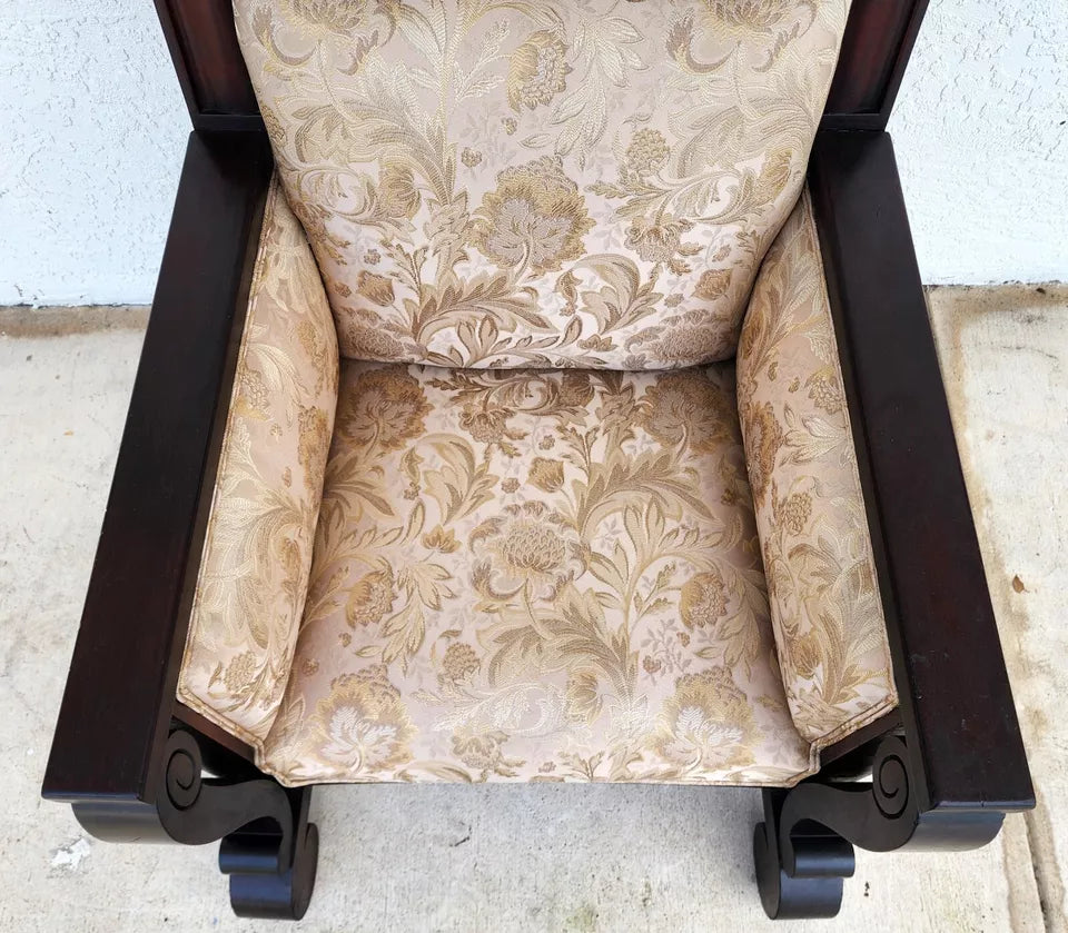Antique American Empire Armchair