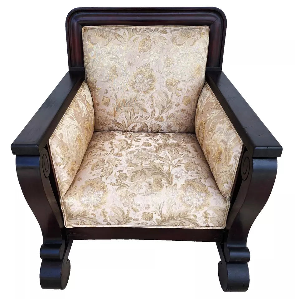 Antique American Empire Armchair