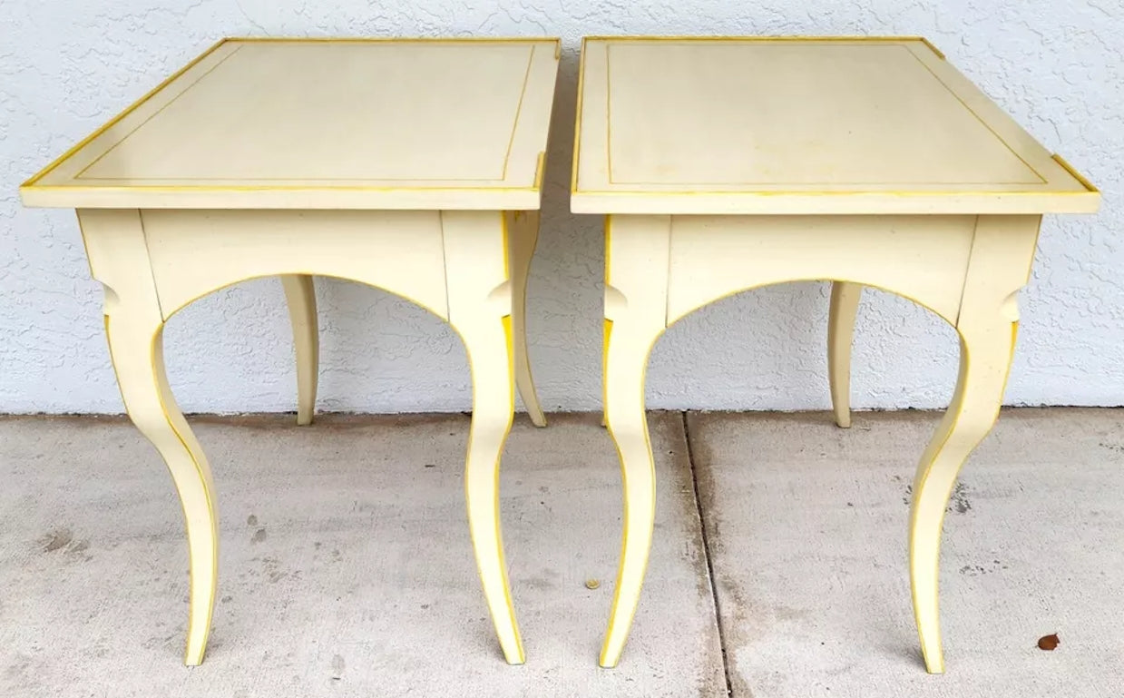 BAKER French Bedside End Tables - Pair