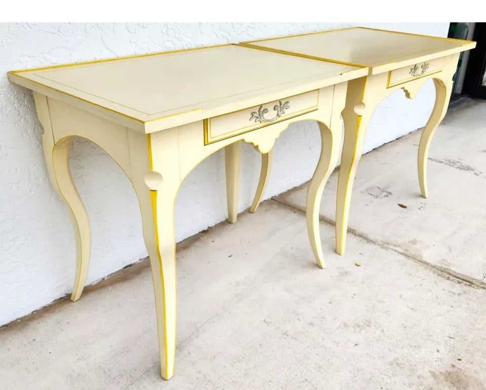 BAKER French Bedside End Tables - Pair