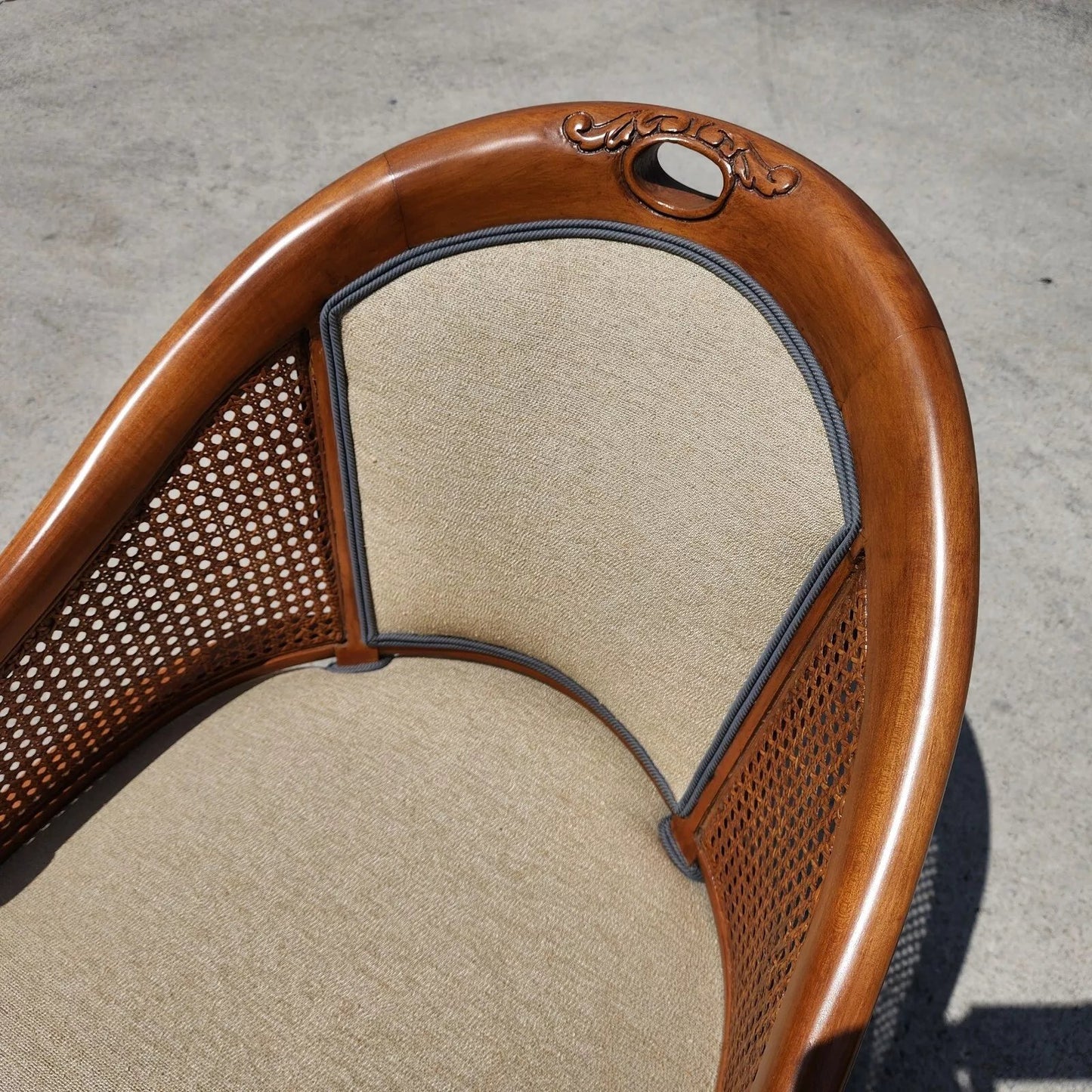 Vintage French Regency Chairs Pair