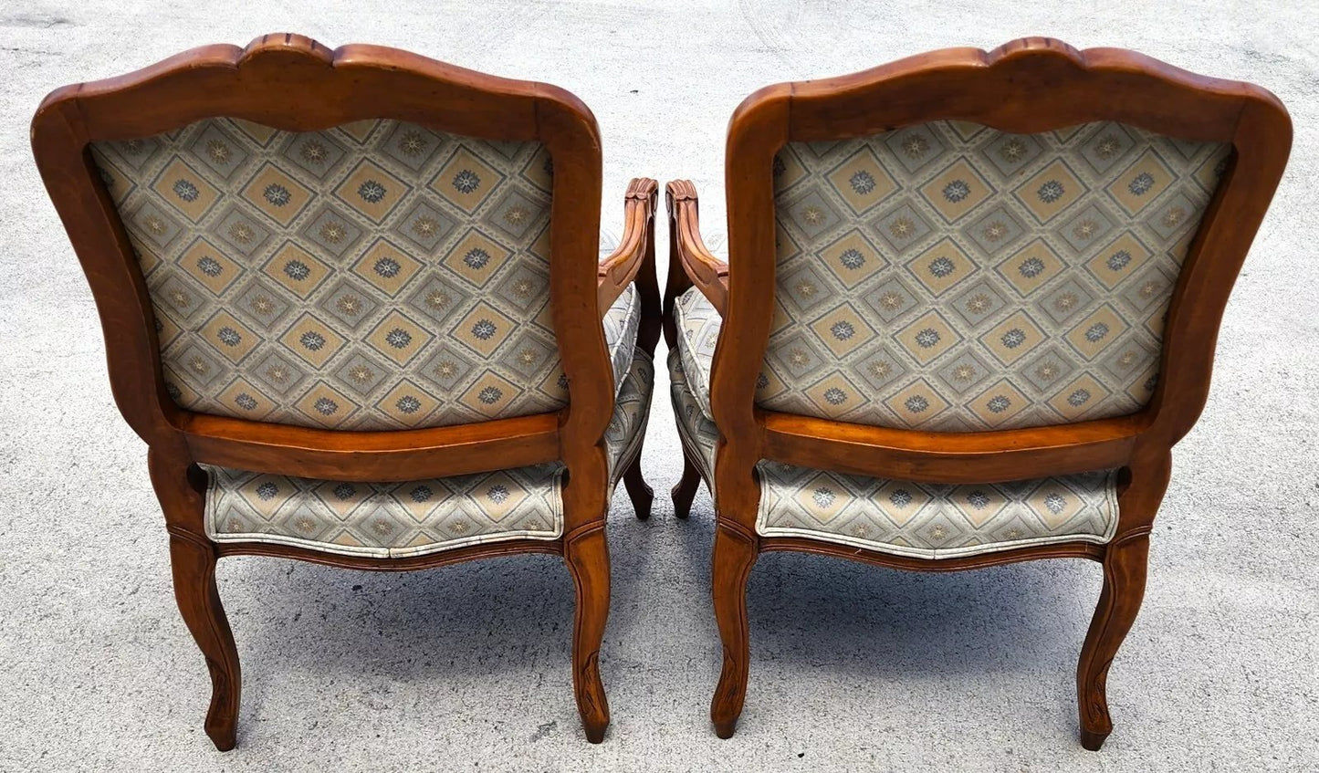 Vintage French Armchairs Louis XV