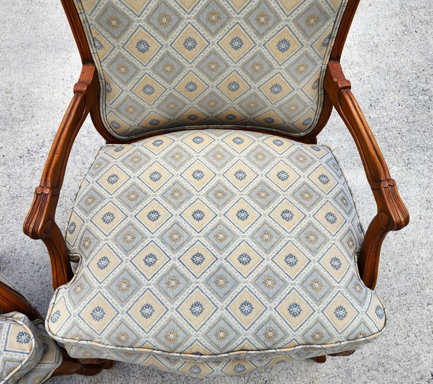 Vintage French Armchairs Louis XV