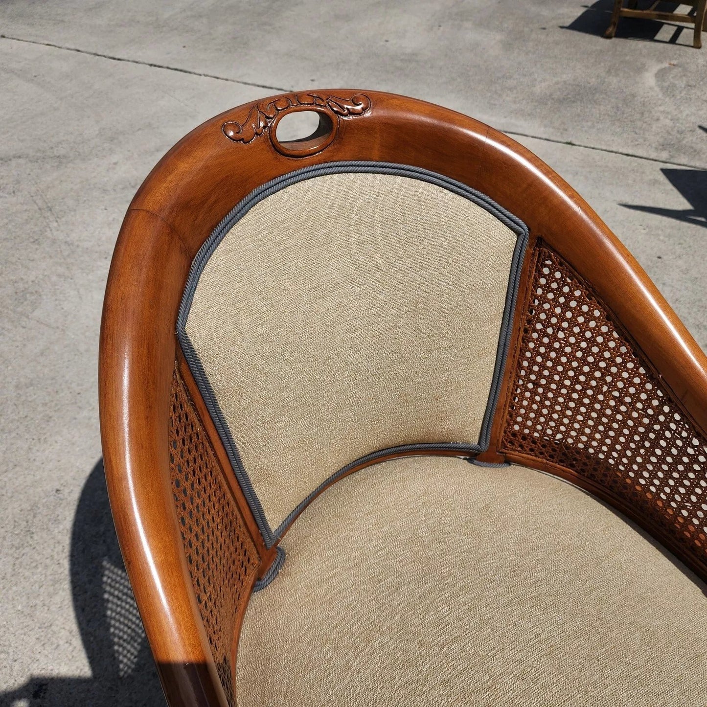 Vintage French Regency Chairs Pair