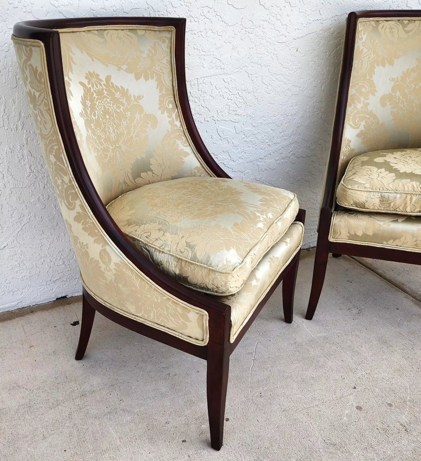 French Empire Style Occasional Chairs Pair