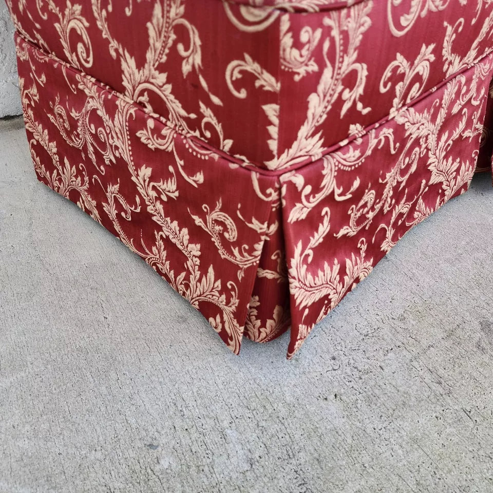 Vintage Fleur De Lys Slipper Chairs Pair