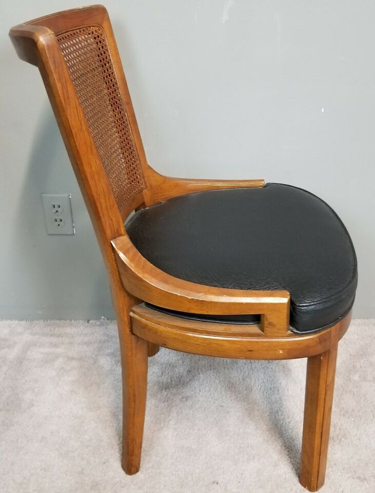 Vintage HENREDON Cane Back Dining Desk Chair 1970's Model 28-5001