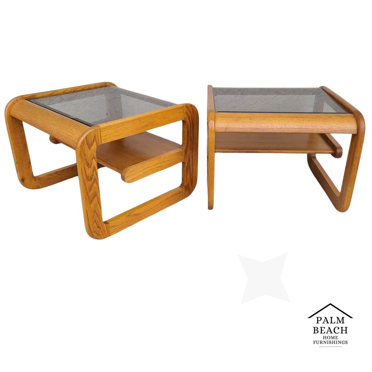 Hodges Mersman Oak Coffee Table MCM 1970s