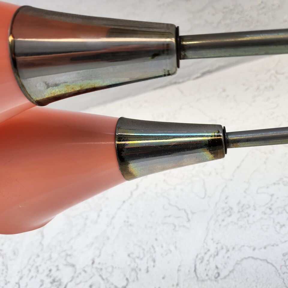 Vintage Arc Floor Lamp Italian Calla Lily