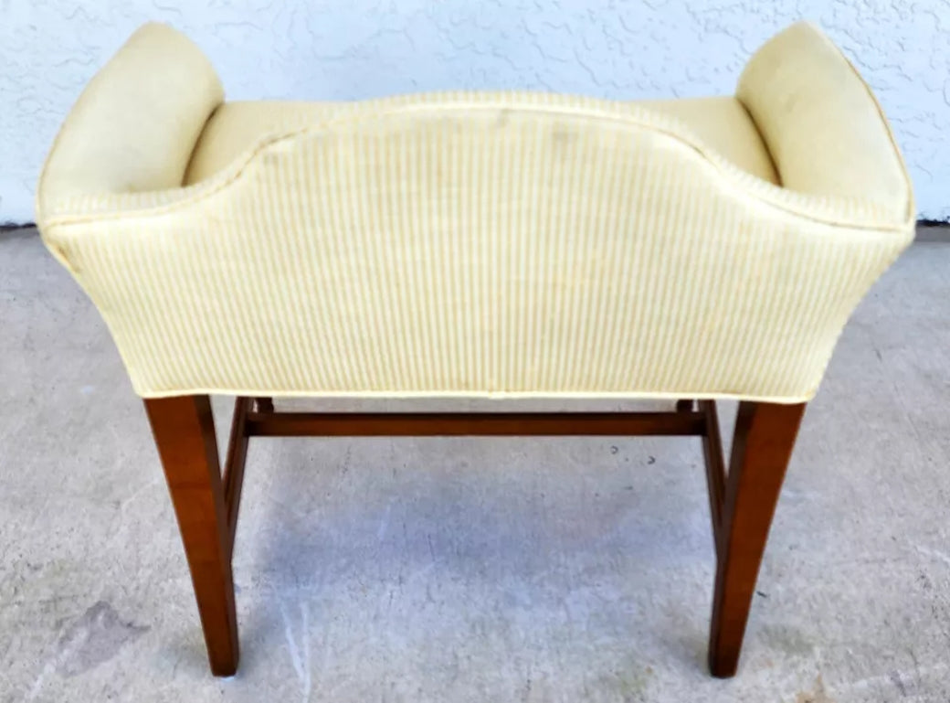 Vintage Italian Vanity Bench
