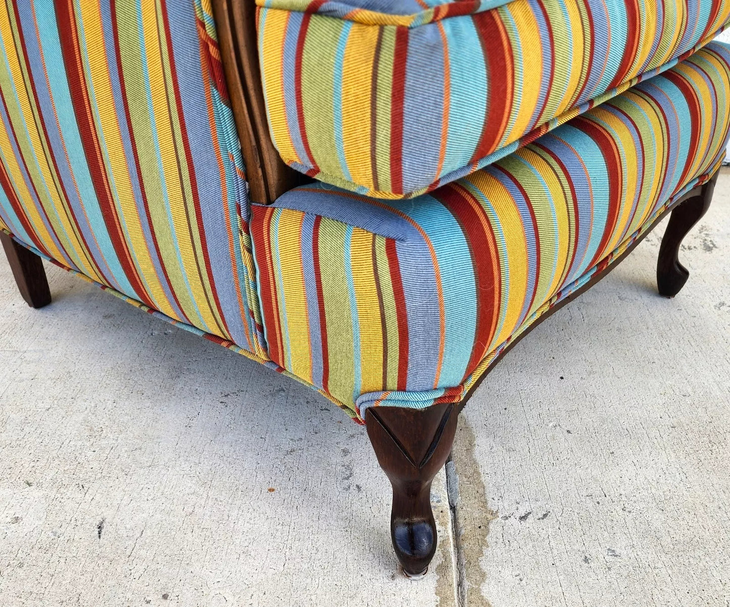 Vintage Lounge Chair New Upholstery
