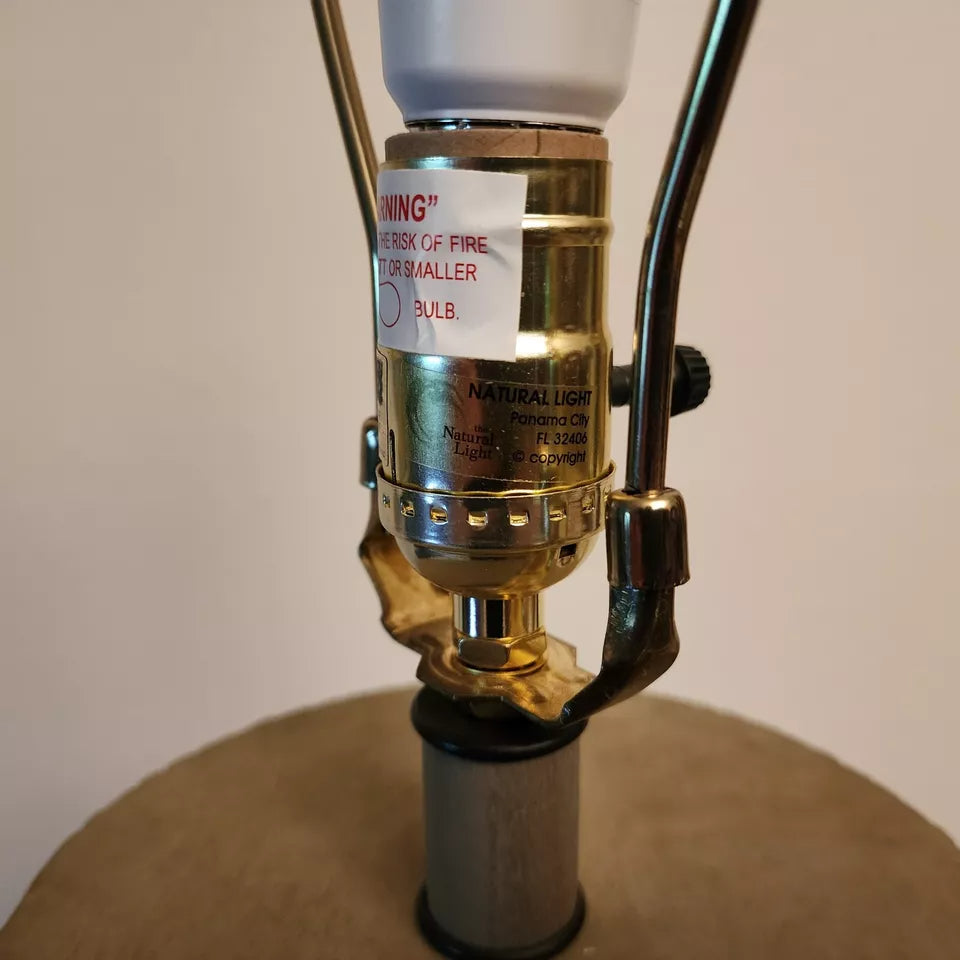 THE NATURAL LIGHT Blanche Table Lamp Ceramic & Lucite