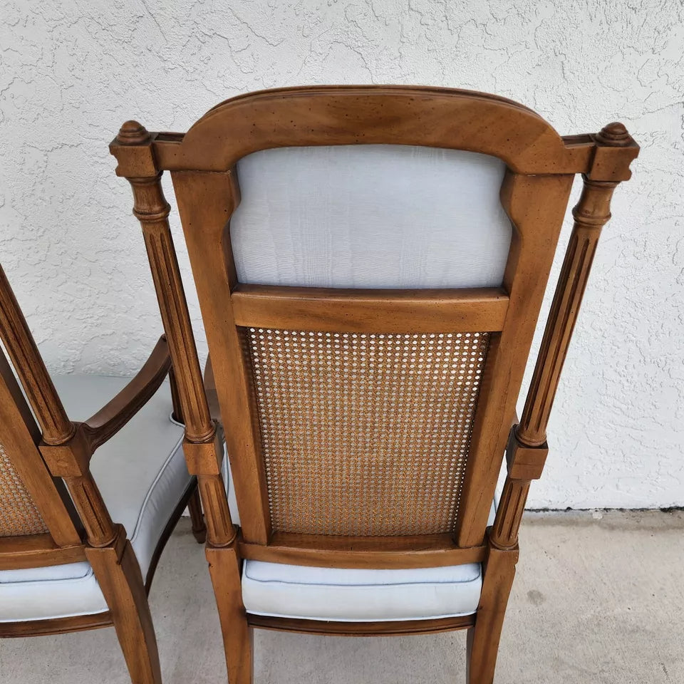 Vintage French Recency Armchairs Pair