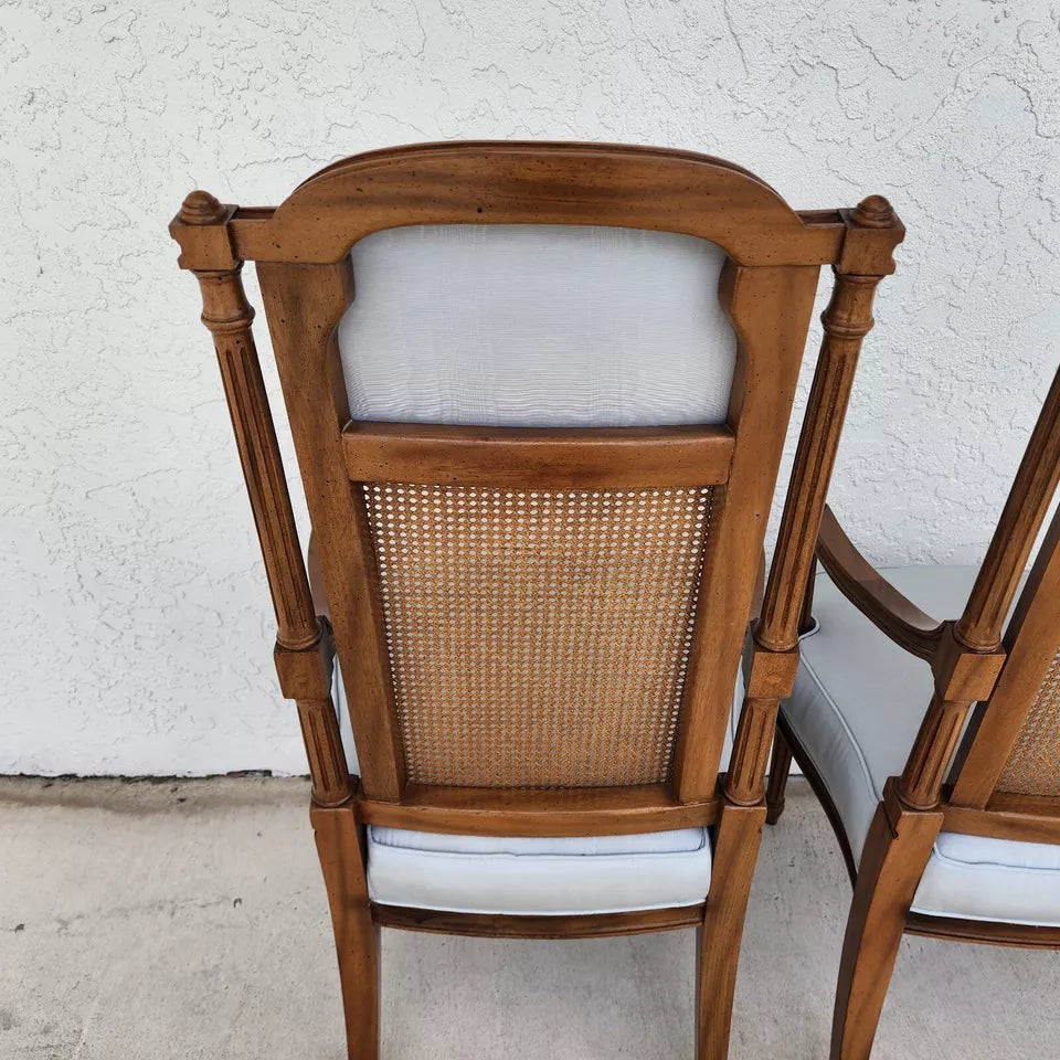 Vintage French Recency Armchairs Pair