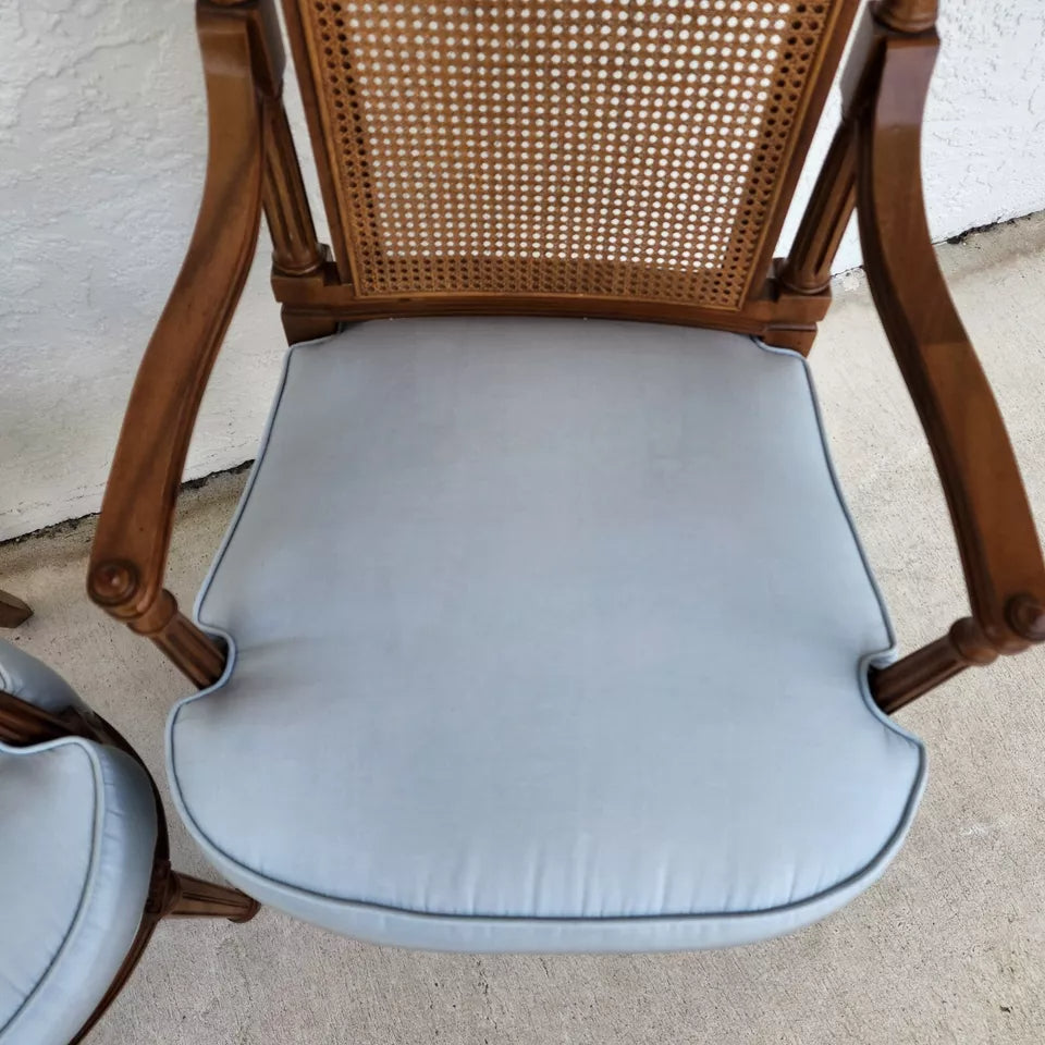Vintage French Recency Armchairs Pair