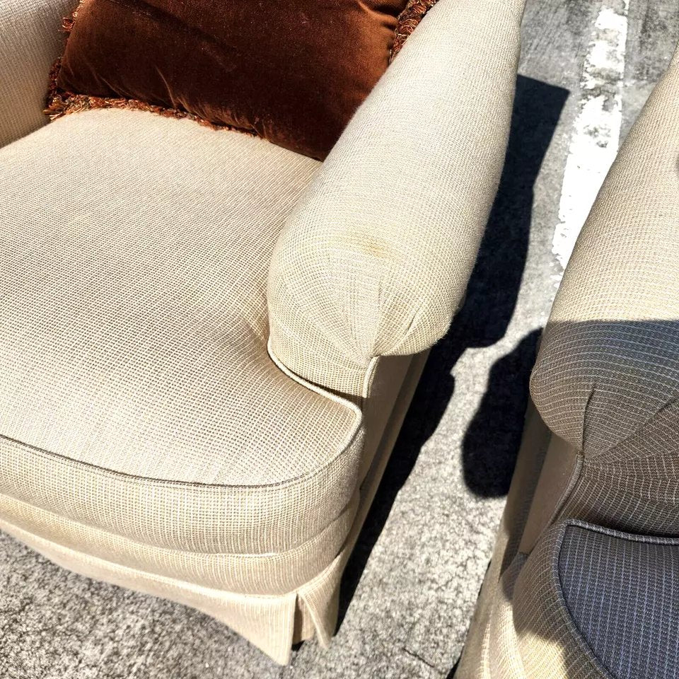 Robb & Stucky Lounge Armchairs Pair