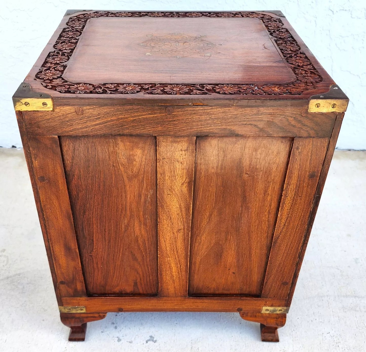 Mid-Century Anglo-Indian Rosewood Chest Nightstand