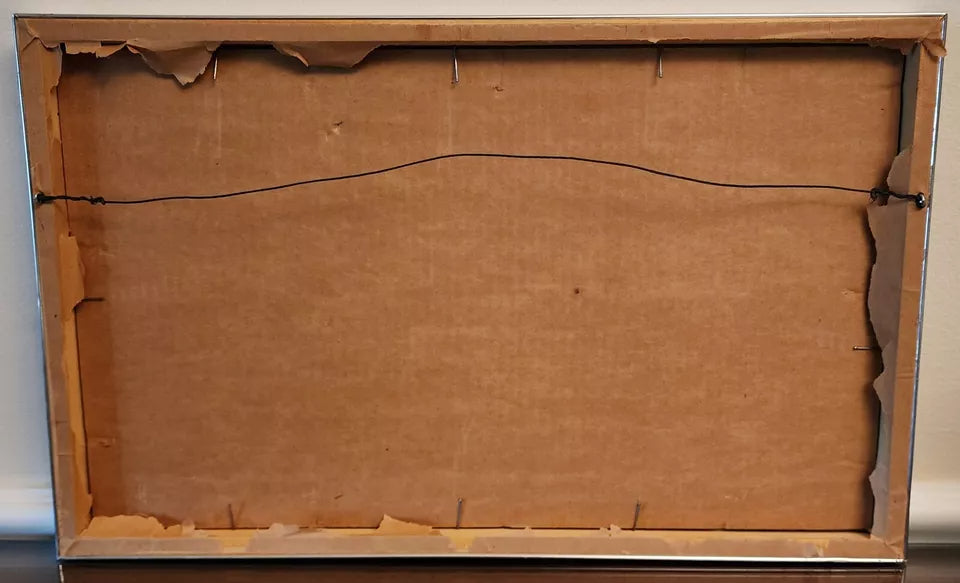 Charles F Surendorf Woodblock Children Gathering Pine Cones