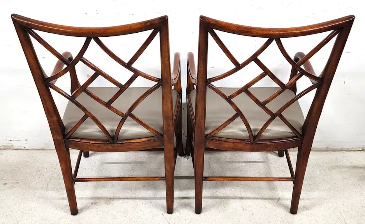 Theodore Alexander Trellis Armchairs