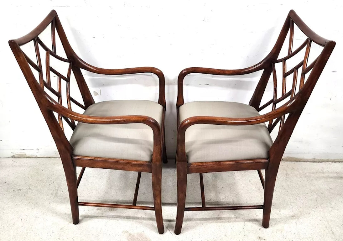 Theodore Alexander Trellis Armchairs
