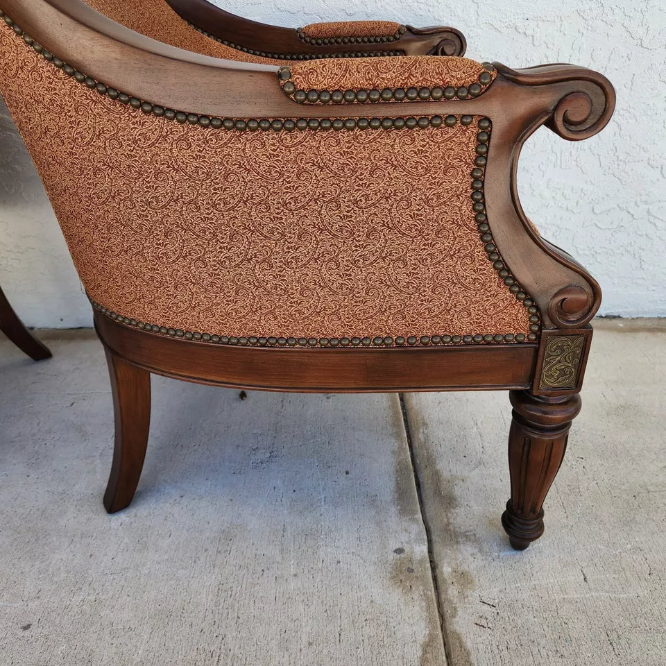 Thomasville Ernest Hemingway Anson Accent Chairs - Pair