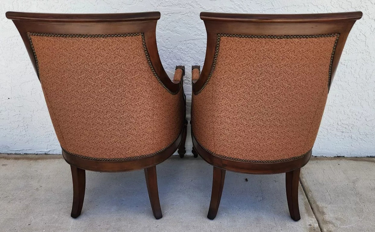 Thomasville Ernest Hemingway Anson Accent Chairs - Pair