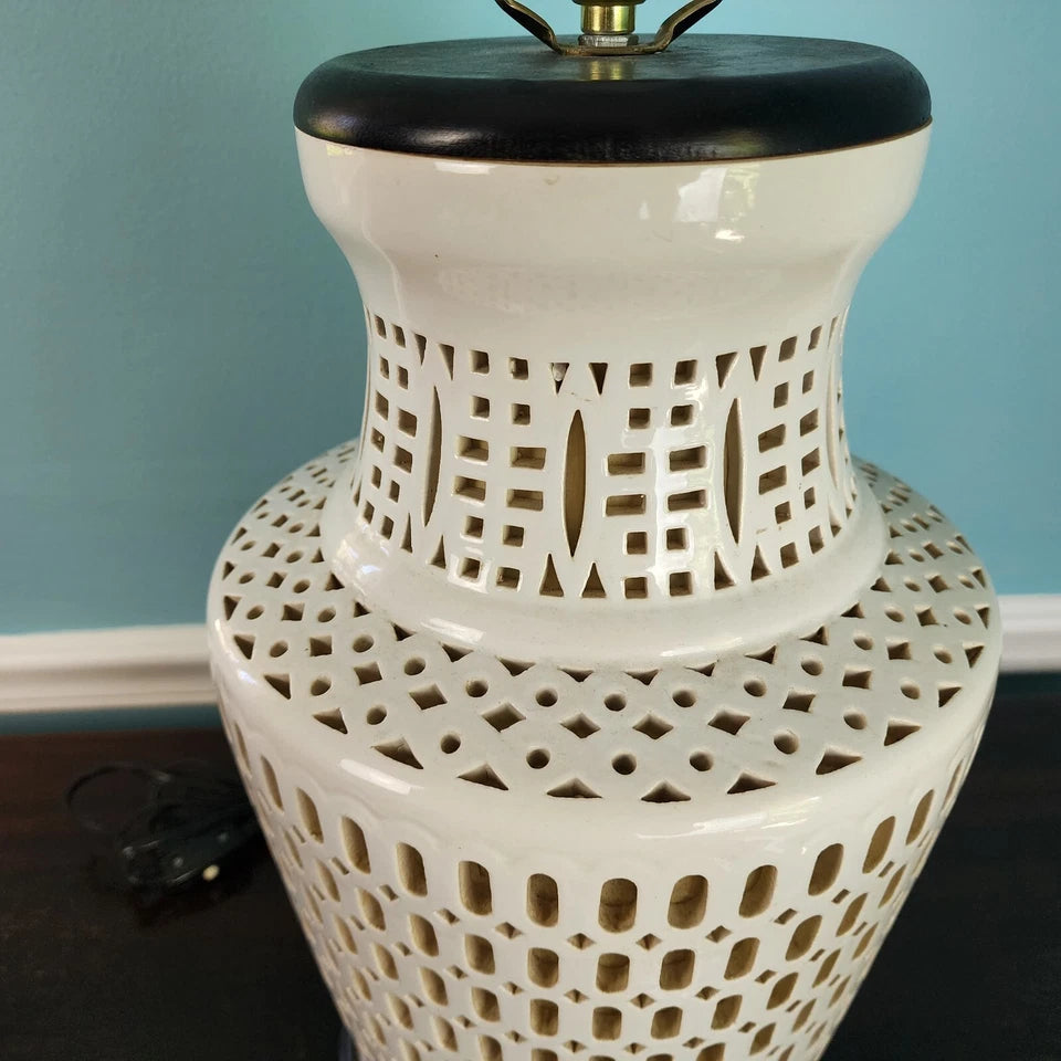 Blanc De Chine Table Lamp Porcelain with Internal Light