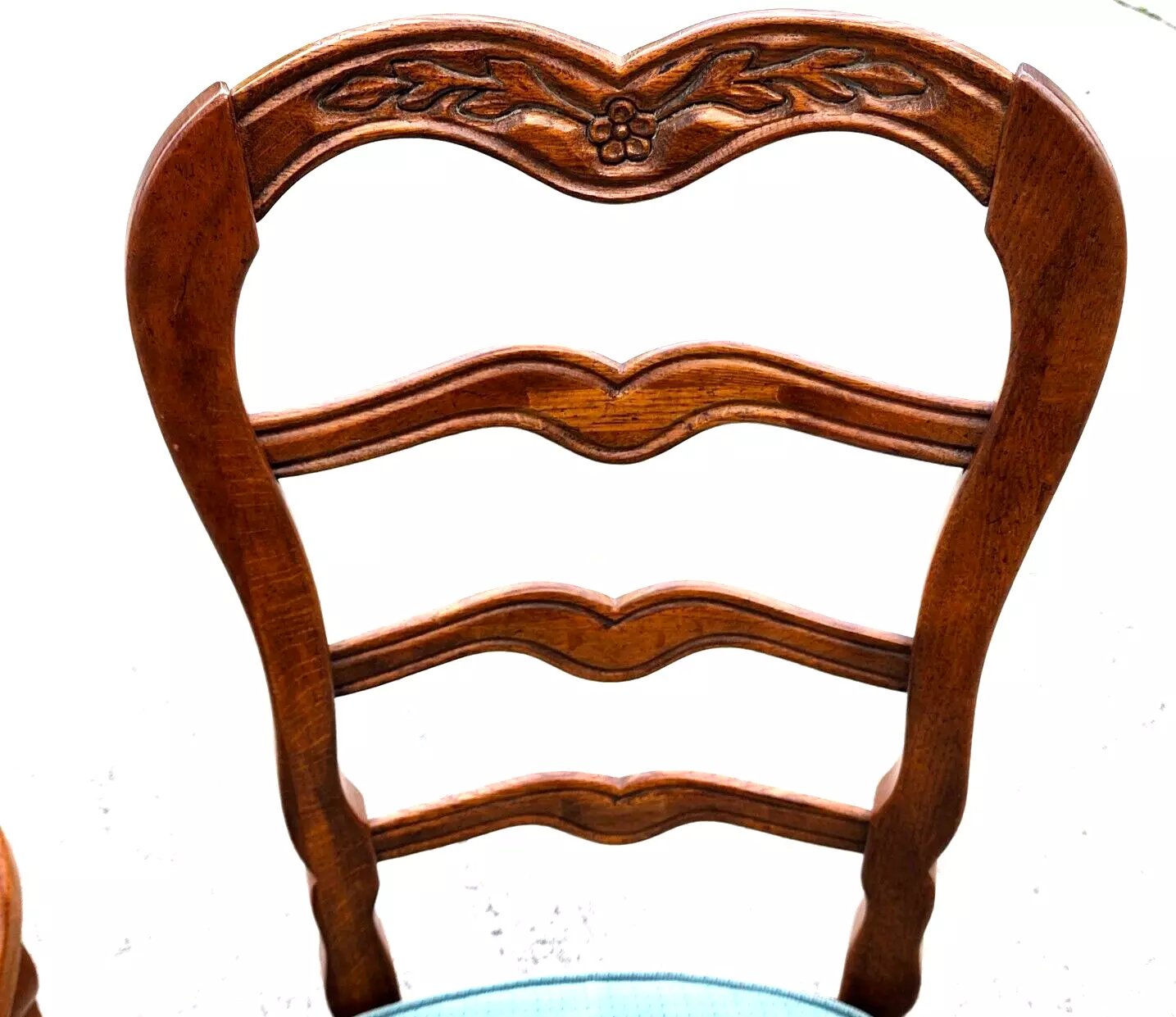 Vintage French Country Dining Chairs Set of 8
