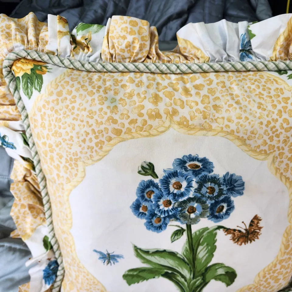 French Country Cottage Armchairs Pair by HEIRLOOM