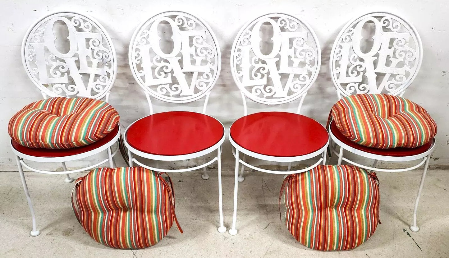 Arthur Umanoff Iron LOVE Chairs