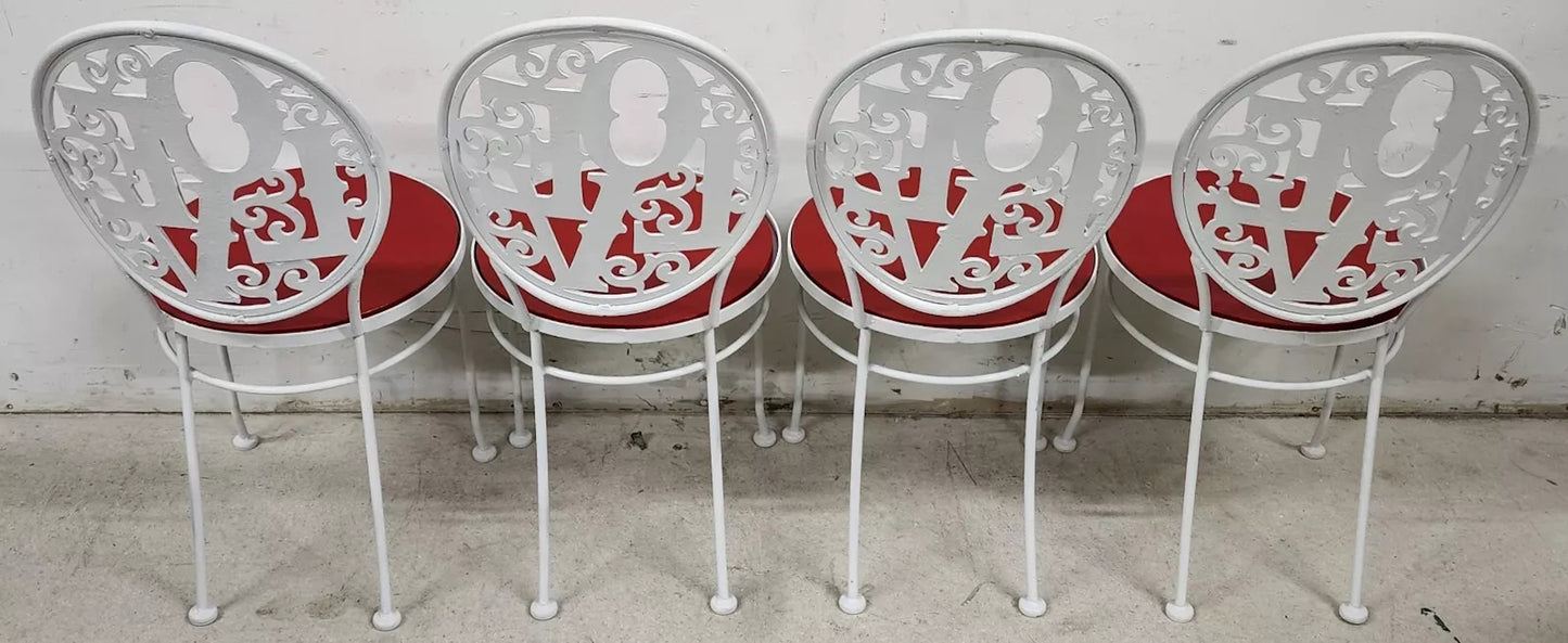 Arthur Umanoff Iron LOVE Chairs