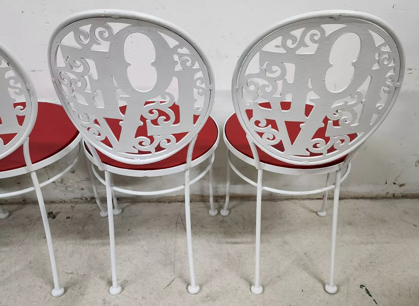 Arthur Umanoff Iron LOVE Chairs