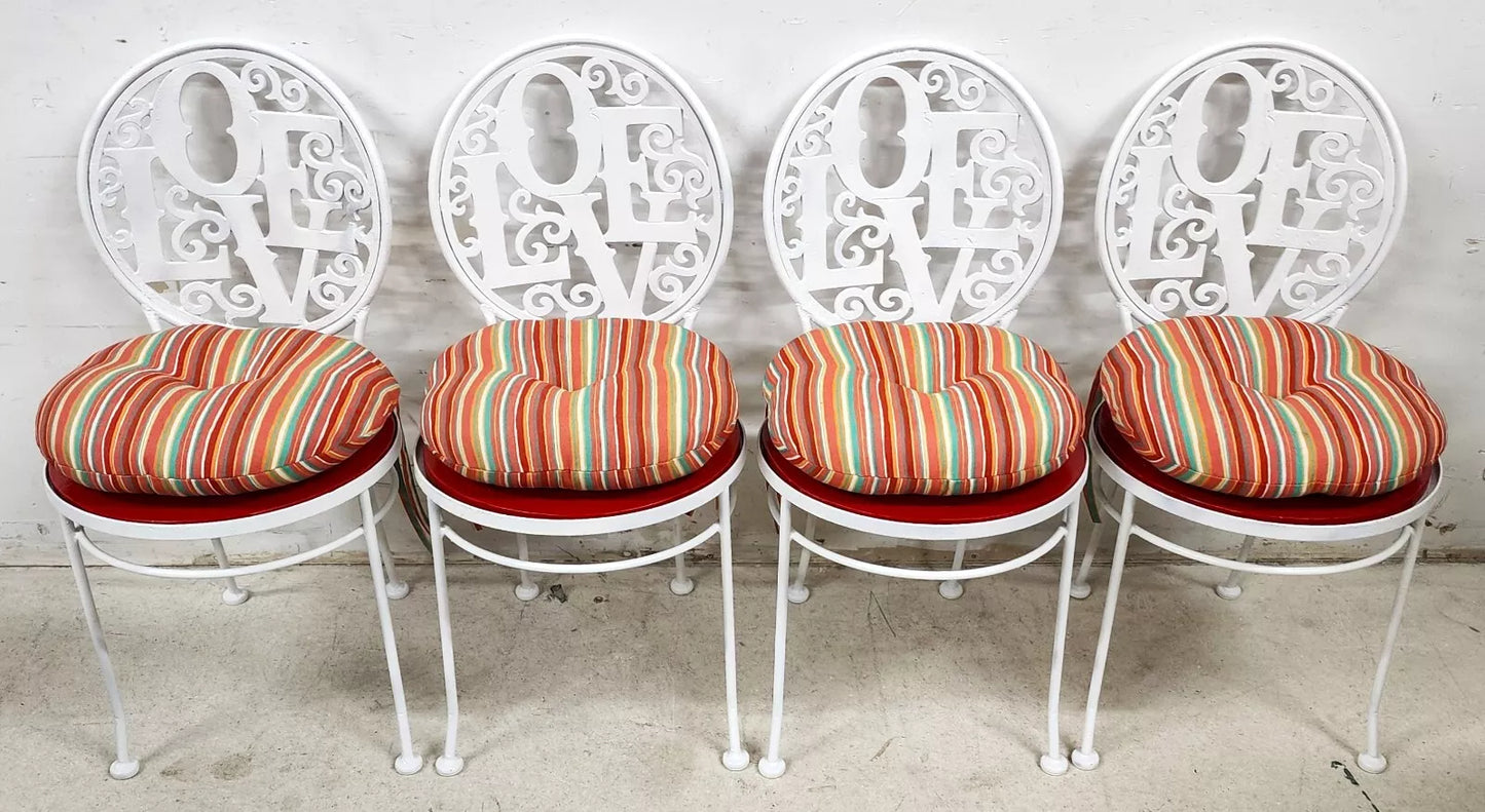 Arthur Umanoff Iron LOVE Chairs