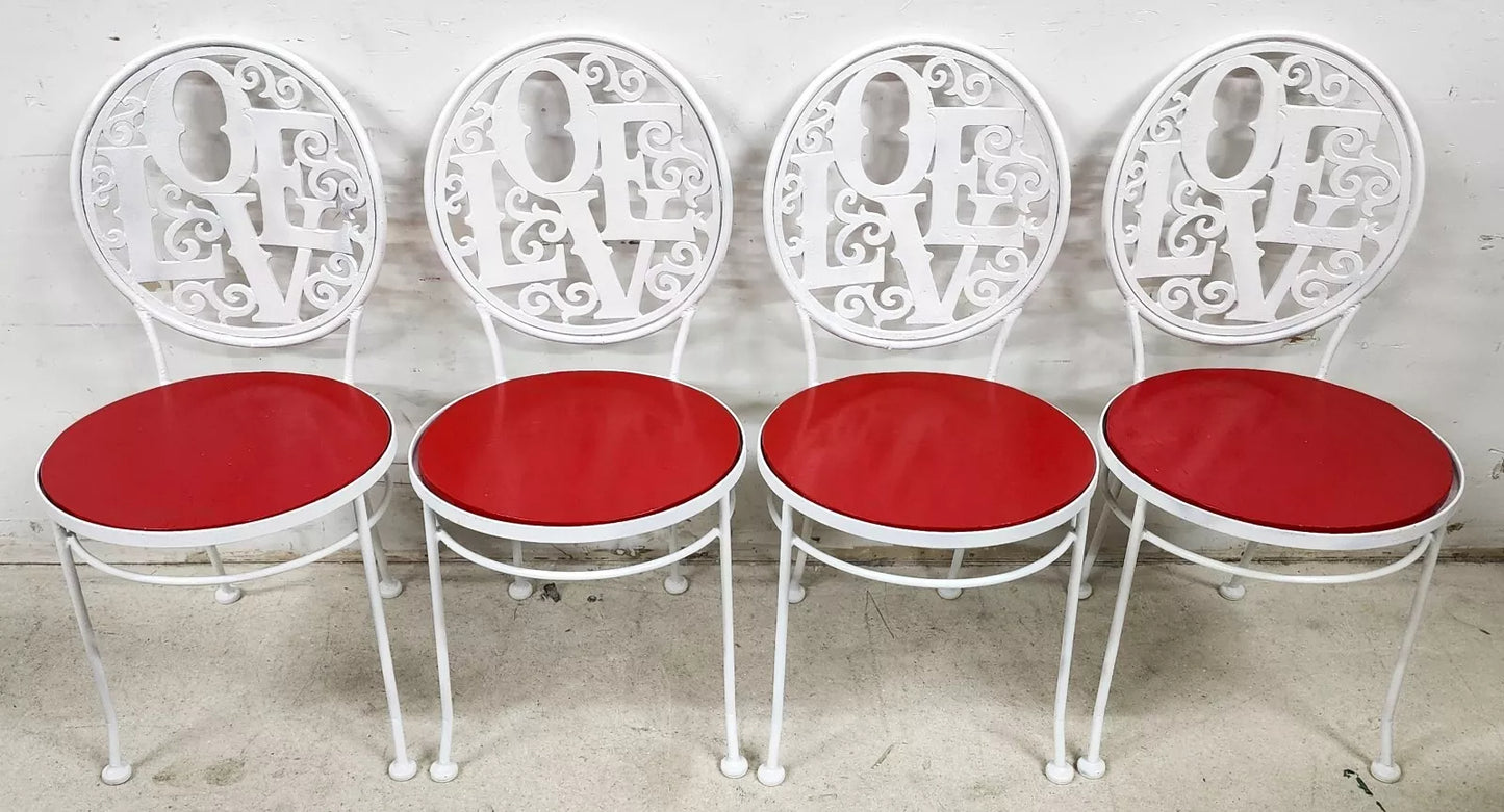 Arthur Umanoff Iron LOVE Chairs