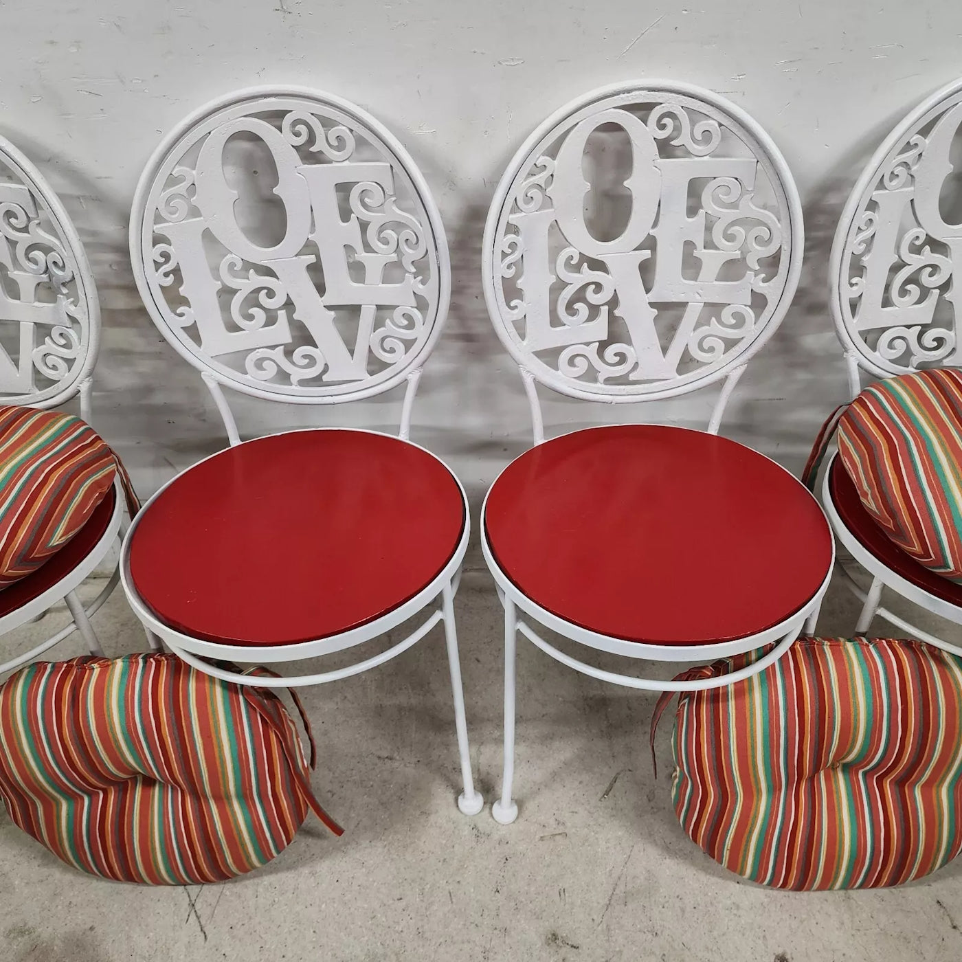 Arthur Umanoff Iron LOVE Chairs